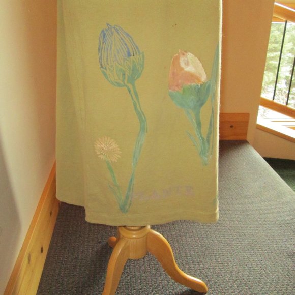 Blue Fish 1999 Straight Dress in Cricket with Long Steel Pony Painted Modal Vest - Picture 8 of 12